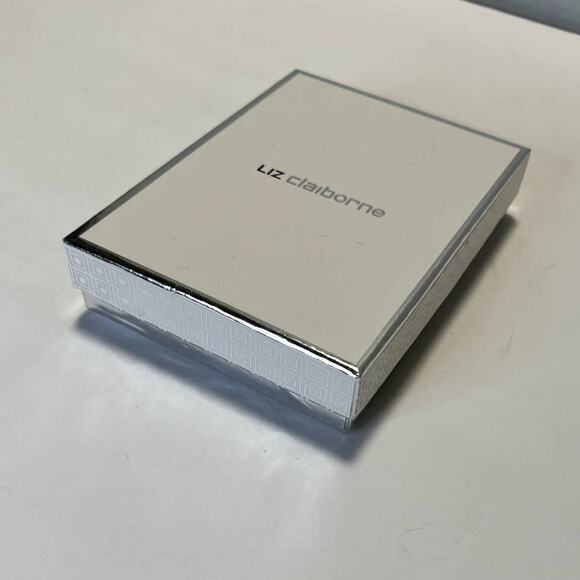 Liz Claiborne Handbag Holder Hook Silver Tone Floral Flower Rhinestone NWT - Picture 4 of 6